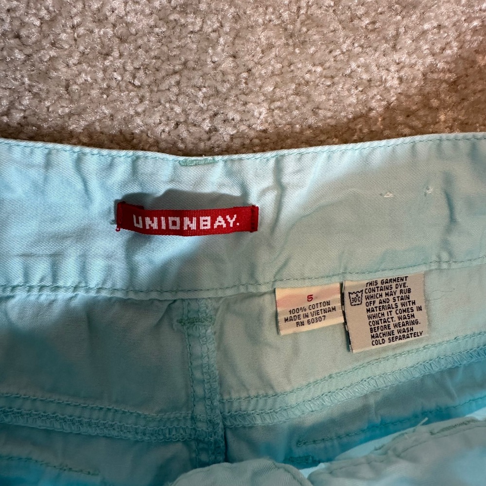 UNIONBAY Light Aqua Cargo Shorts - Picture 3 of 5